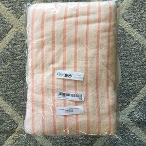 NWT Pink Soft Striped Absorbent Bath Towel